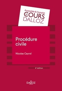 Nicolas Cayrol - Procédure civile.