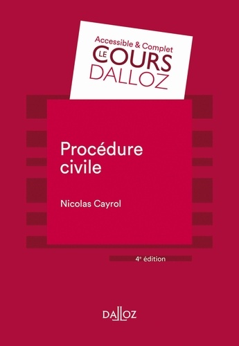 Procédure civile 4e édition