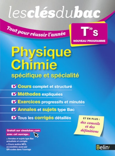Nicolas Clatin et Olivier Fiat - Physique Chimie enseignement spécifique et spécialité Tle S.