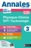 Physique-Chimie - Sciences de la vie et de la Terre - Technologie 3e. Sujets et corrigés  Edition 2022