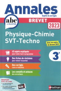 Nicolas Coppens - Physique-Chimie - SVT - Technologie 3e - Sujets & corrigés.
