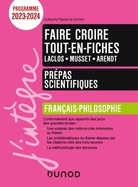Nicolas Cremona - Thème Français-philosophie - Tout-en-fiches - Prépas scientifiques - Programme 2023-2024.