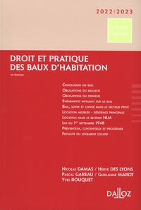 Nicolas Damas et Guillaume Marot - Droit et pratique des baux d'habitation.