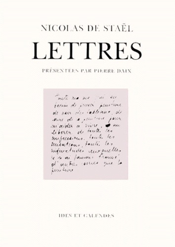 Nicolas de Staël - Lettres.