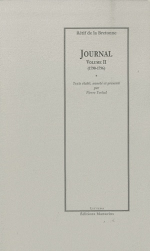 Journal. Volume 2 (1790-1796)