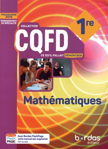 Mathématiques 1re CQFD  Edition 2019