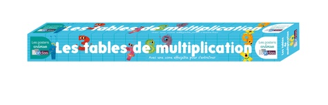 Poster les tables de multiplication