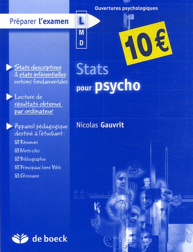 Nicolas Gauvrit - Stats pour psycho.