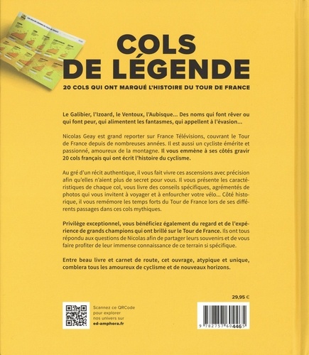 Cols de légende. 20 cols qui ont marqué l'histoire du Tour de France