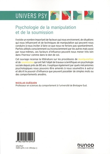 Psychologie de la manipulation et de la soumission