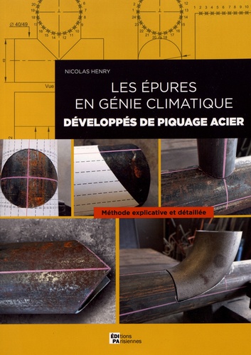 Les épures en génie climatique : développés de piquage acier. Méthode explicative et détaillée