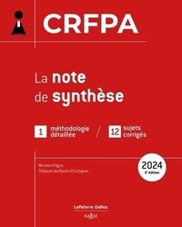 Nicolas Kilgus et Thibault de Ravel d'Esclapon - La note de synthèse au CRFPA.