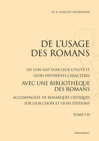 De l'usage des romans