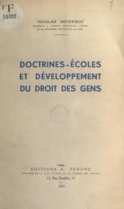 Doctrines-écoles et développement du droit des gens