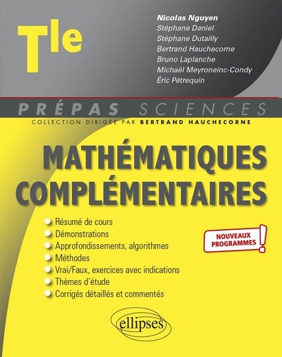 Mathématiques complémentaires Tle  Edition 2021