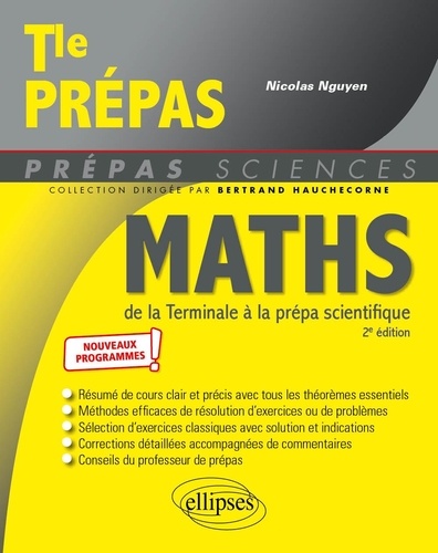 Mathématiques de la terminale à la prépa scientifique 2e édition