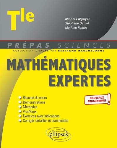 Mathématiques expertes Tle  Edition 2020