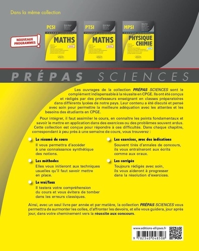 Mathématiques MPSI/MP2I 5e édition