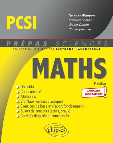 Mathématiques PCSI 5e édition