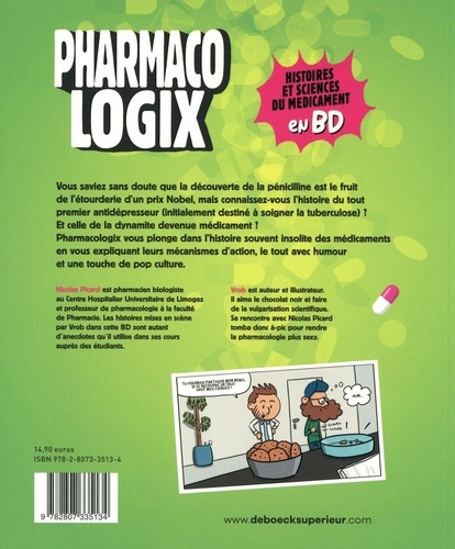 Pharmacologix. Histoires et sciences du médicament en BD