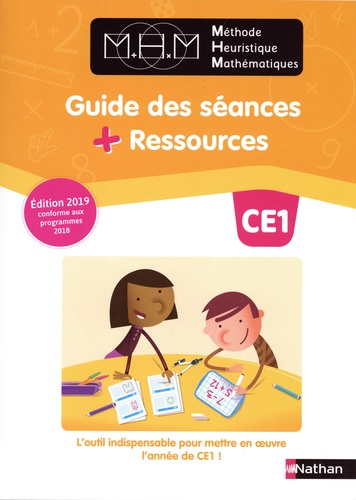 Méthode Heuristique Mathématiques CE1. Guide des séances + ressources  Edition 2019