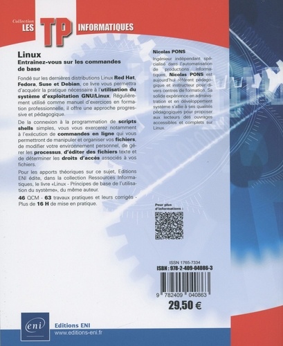 Linux. Entraînez-vous sur les commandes de base - Exercices et corrigés 5e édition
