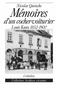 Mémoires d'un cocher-voiturier