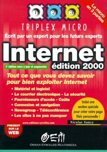 Nicolas Sancy - Internet. Seconde Edition 2000.