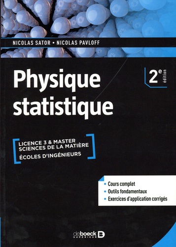 Physique statistique 2e édition