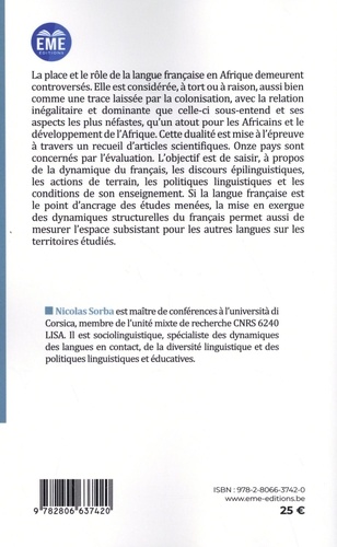 Le français en Afrique. Regards sociolinguistiques