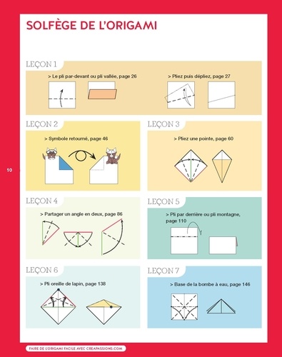 Faire de l'origami