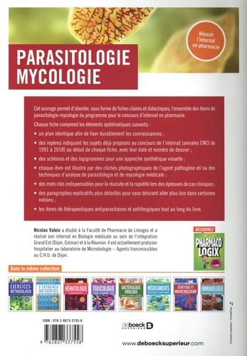 Parasitologie Mycologie. Préparation pour le concours de l'internat en pharmacie 3e édition