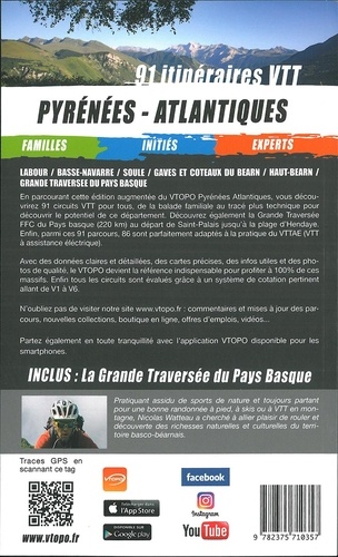 Pyrénées-Atlantiques. 91 itinéraires VTT