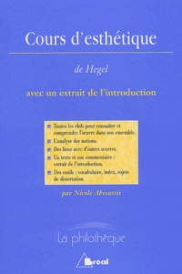 Nicole Abécassis - Cours d'esthétique de Hegel - Extrait de l'introduction.