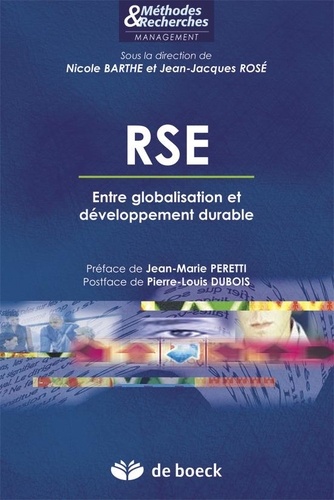 Nicole Barthe et Jean-Jacques Rosé - RSE - Entre globalisation et développement durable.