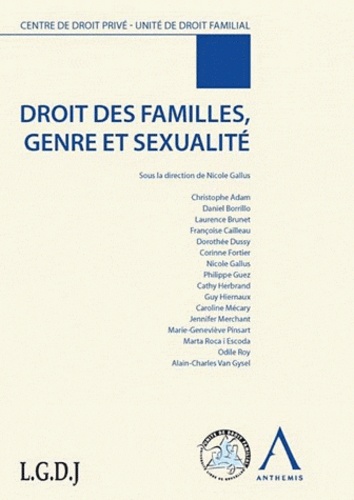 Nicole Gallus - Droit des familles, genre et sexualité.