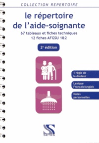 Téléchargez des manuels d'allemand gratuits Le répertoire de l'aide-soignante in French iBook par Nicole Gros 9791091515108