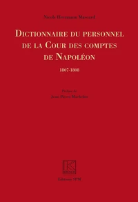 Dictionnaire du personnel de la Cour des comptes de Napoléon (1807-1808)