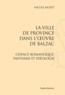Nicole Mozet - La ville de province dans l'oeuvre de Balzac - L'espace romanesque : fantasme et idéologie.