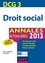 DCG 3 - Droit social - 4e éd.. Annales 2013  Edition 2013