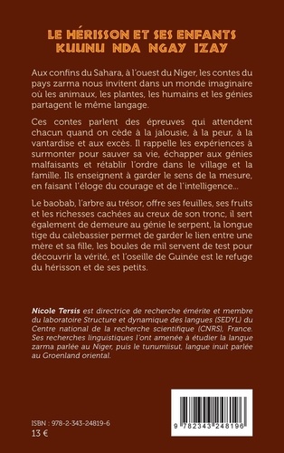 Le hérisson et ses enfants. Contes du Niger, édition bilingue français-zarma