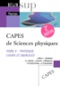 Nicoles Billy et Jean Desbois - CAPES de sciences physiques - Tome 1 : Physique Cours et exercices.