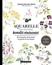 Aquarelle Fleurs des champs Beauté vénéneuses