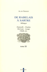 De Rabelais à Sartre
