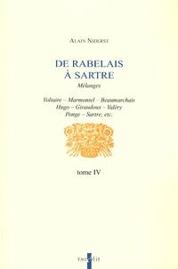 De Rabelais à Sartre