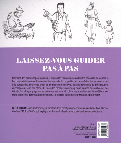 Apprendre à dessiner les personnages en 50 modèles - Niels Roman ...