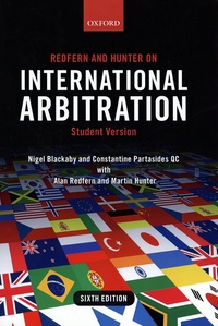 Nigel Blackaby et Constantine Partasides - Redfern and hunter on international arbitration - Student Version.
