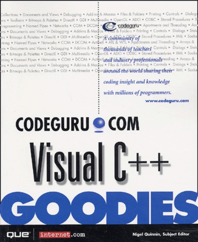 Niguel Quinnin - Visual C++ Goodies. With Cd-Rom.