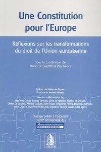 Une Constitution pour l'Europe