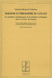 Marxisme et philosophie du langage